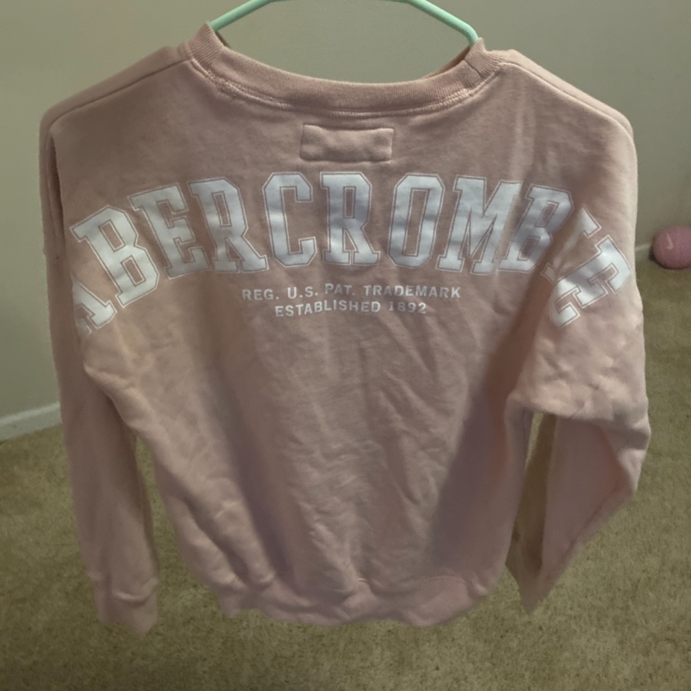 Abercrombie & Fitch Kids Pink Sweatshirt - Picture 2 of 2